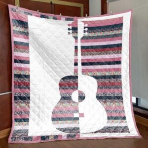 Guitar Quilt Blanket Vq06  Quilt